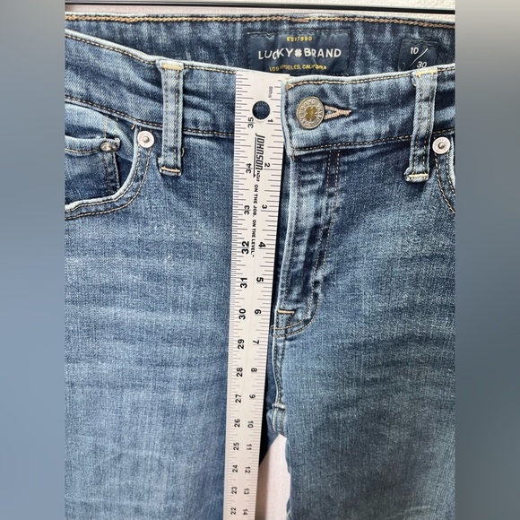 Lucky Brand Sweet Boot Cut Jeans Womens 10/30 Stretch Blue Denim Cute Chic 2121 - Picture 6 of 11